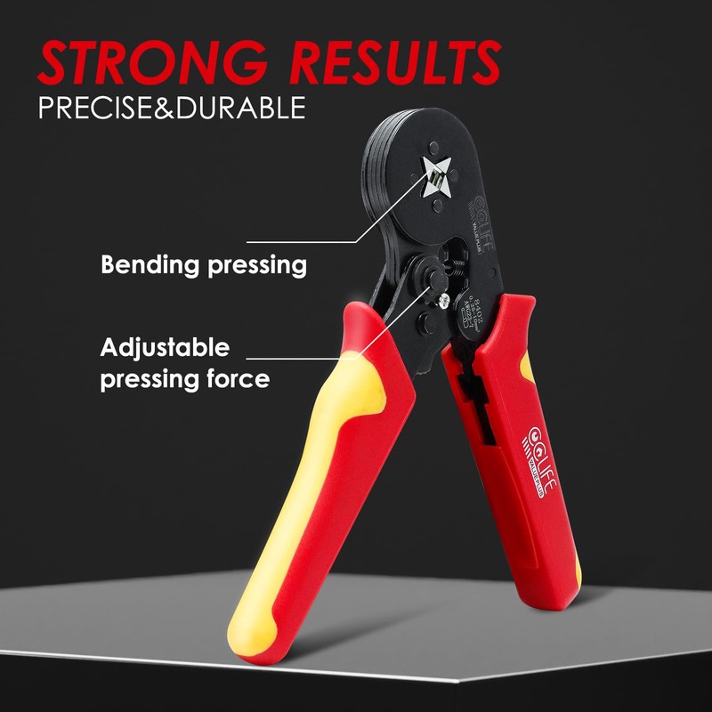 CCLIFE Crimping pliers, wire end ferrule set crimper, crimping tools,