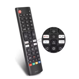 AKB76040302 Replaced TV Remote Control Fit for LG TVs 50UN7000PUC 55UP7000PUA 65UP7000PUA 49UM7300PUA 43UP7000PUA 60UM6900PUA 43UM6950DUB 65UN7000PUD 70UM6970PUA 75UM6970PUB 32LM577BPUA