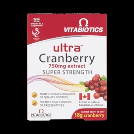 Vitabiotics Ultra Cranberry 750mg 30 Tablets