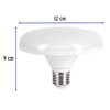 Volteck LEDCI-75F, Lámpara de LED tipo OVNI 12 W luz