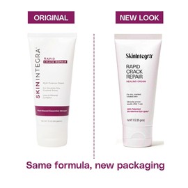 Rapid Crack Repair Healing Cream, Urea with Lactid Acid for Faster Relief for Extremely Dry Cracked Skin. Moisturizing Barrier Repair Cream. 3oz