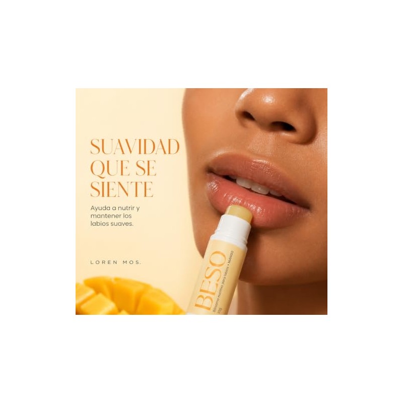 BESO Bálsamo Labial de Mango 10 g con Manteca de