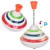 ISAKEN Music Gyro Toy, Gyro Toy with LED Shiny Toy,