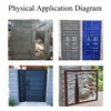 Weldable Barrel Hinge Heavy Duty Iron Weld On Bullet Door