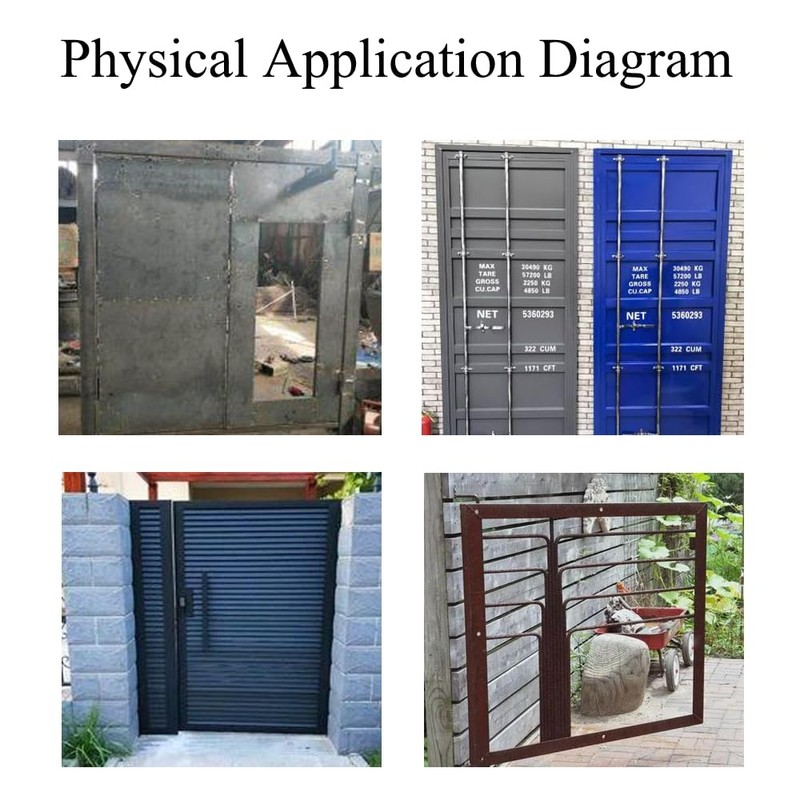 Weldable Barrel Hinge Heavy Duty Iron Weld On Bullet Door