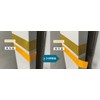 Nito Elmaterial Soft High-Brightness Prism Reflective Tape DM9600 100mm×5M Yellow