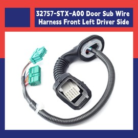 Dusledel 32757-STX-A00 Door Sub Wire Harness Front Left Driver Side Replacement for Honda for Acura for MDX Base 3.7L V6 2007-2009 Replace 32757STXA00