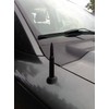 VMS RACING 50 CAL Caliber BLACK BULLET ANTENNA with ANTI-THEFT