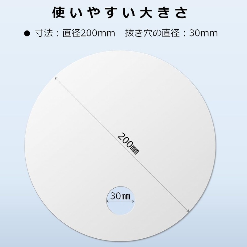 55224 Paper Entrance Round Fan, Diameter 7.9 inches (200 mm),
