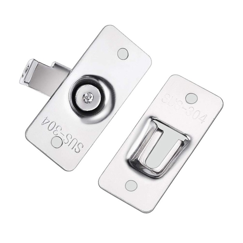 dingchi Door Hasp Latch 90 Degree, Stainless Steel Safety Angle
