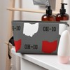 DITXIT Ohio State Gray Cosmetic Bag Travel Makeup Bag Organizer