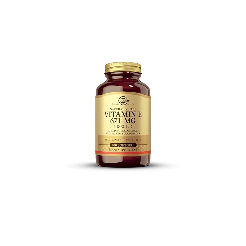 Solgar Natural Source Vitamin E 671mg - Supports The Immune