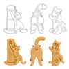 Cat Cookie Cutters, Plastic Cookie Cutter, 3D DIY Fondant Cookie