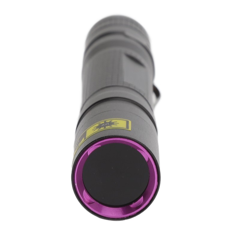 UV Flashlight 365nm Pen Clip Aluminium Alloy Button Control Multi