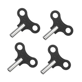 SHINEOFI 4pcs Clock Iron Keys for Clock Repair Durable Winding Wrench for Household Use