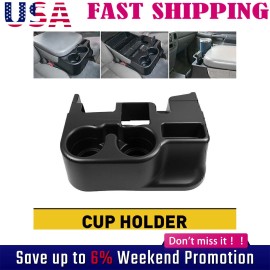 GEARZAAR For 2003-2012 Dodge Ram 1500 2500 3500 Center Console Cup Holder Car Accessories