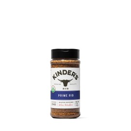 Kinder's Organic Prime Rib Rub, Premium Quality Seasoning, MSG Free, USDA Certified Organic, 11 oz
