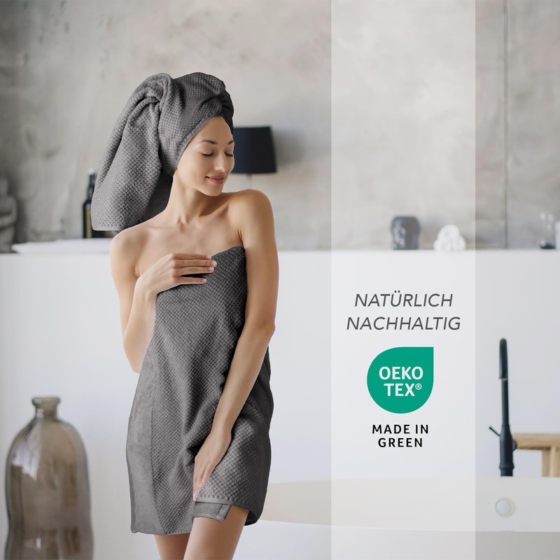 Pure Label 4-Piece Guest Towels 30 x 50 cm with