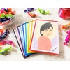 Hagoromo No. 82165 Pressed Color L-format Photo Case, 5 Pieces,