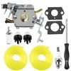 Huztl 585480201 Carburetor Kit for Poulan PL3816 PL3314 McCulloch CS42S