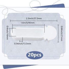 DELORIGIN Pack of 20 Plastic Bird Feeder Cups for Hanging Feeding Bowl Bird Cage Accessories for Pets Feeding Bowl Water Feeding Cup for Parrots Budgies Cockatiels Poultry