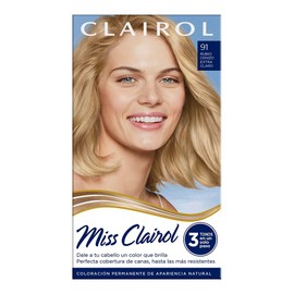 Miss Clairol Tinte Permanente 91 Rubio Cenizo Extra Claro