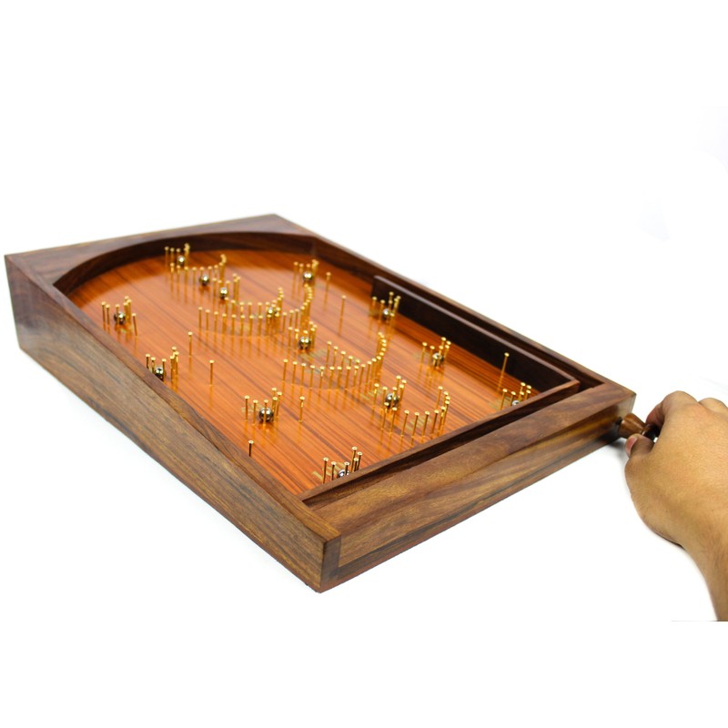 Nagina International Bagatelle Pinball Game on Traditional Wooden Craft Table