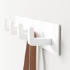 GWAAZXGZ White Coat Rack Wall Mount - 12.5 inch Modern
