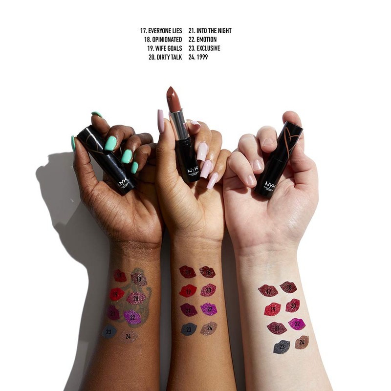 NYX PROFESSIONAL MAKEUP Shout Loud Satin Lipstick Enriched with Shea