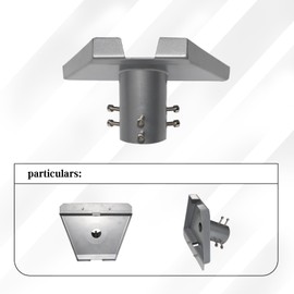 Kpemcsx Starlink Gen 3 Rohradapter und Mastmontagesatz für V3 Kickstand Dishy, ​​kompatibel mit Mastgrößen von 20 – 48 mm, Starlink Gen 3 Halterung Starlink Dach