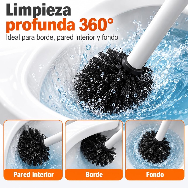 Escobilla para Inodoro ALIMOTA DHE-3124 Set de 2 Unidades con