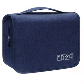 Kit de Aseo para Colgar, Organizador Cosmtico de Viaje, Bolsa de Aseo Colgante para Accesorios de Viaje (Artculos de Tocador Bao, Afeitado y...       