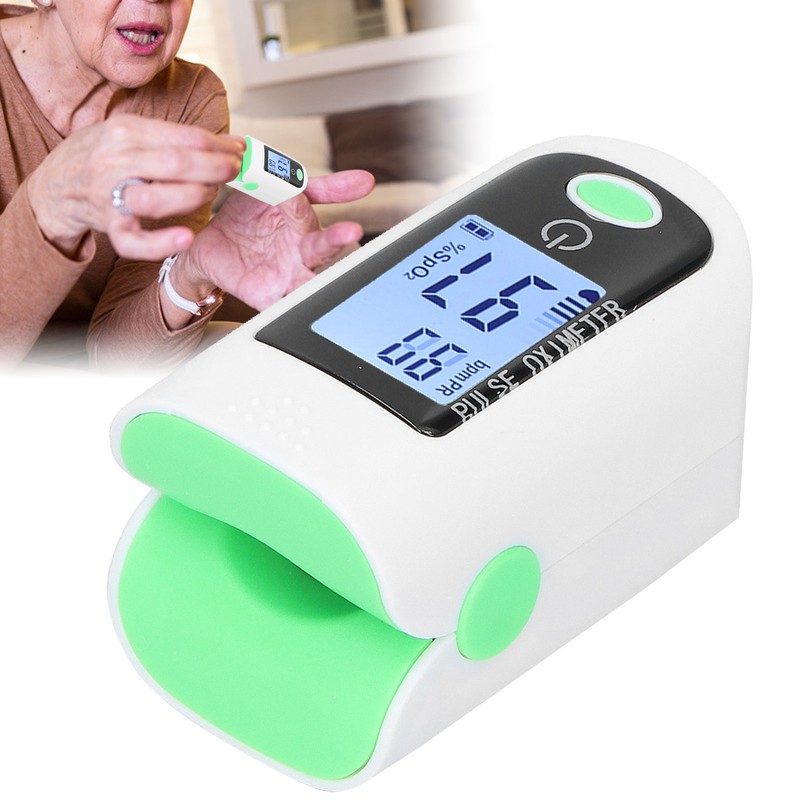 Fingertip Pulse Oximeter Blood Oxygen Saturation Monitor Heart Rate Meter