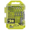 RYOBI 20 PC Drill And Impact Drive Set w/ Carrying