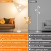 Pesken White 42W Tree Floor Lamp, Super Bright LED Standing