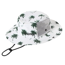 Tabarua Standard Surf Hat, Standard Hat, TM1005, UPF50+, Unisex Hat, One Size Fits Most, PALM TREE