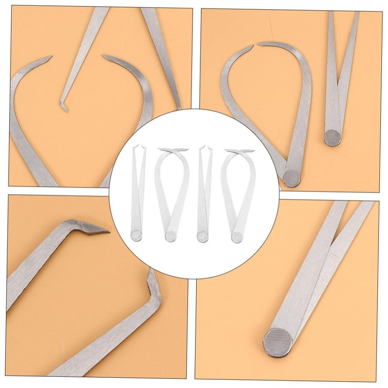 ULTECHNOVO 4pcs Calipers Measuring Tool for Pottery and Sculpture Precision