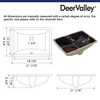 DeerValley DV-1U0086 Ally Undermount Bathroom Sink 21'' x 15'' Rectangular