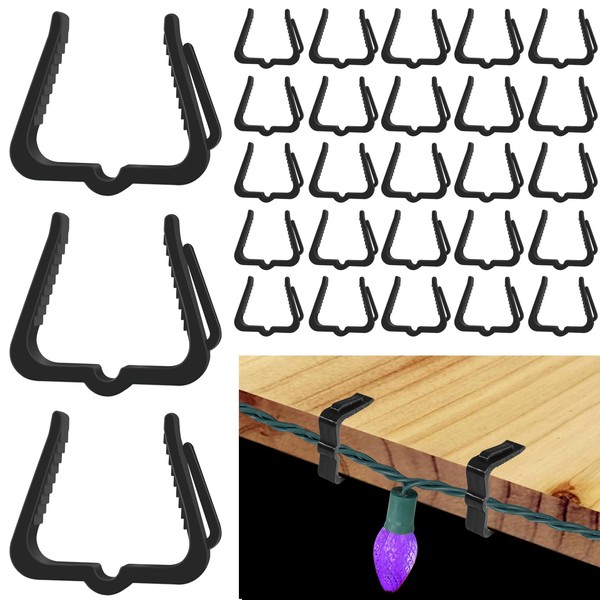 Christmas Light Hangers Clips 1 5/8 inch Fascia Board Clips