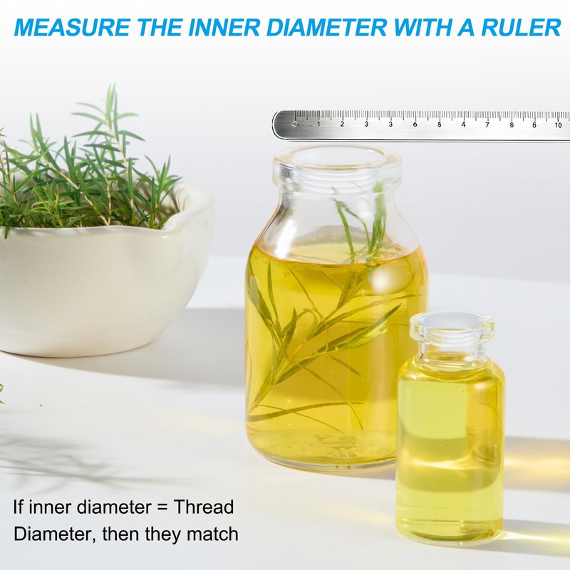 PATIKIL Bottle Adapter 0.79"/20mm, 25 Pcs Press in Bottle Adapter