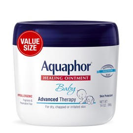Eucerin Aquaphor Baby Healing Ointment For Dry Cracked or Irritated Skin for Kids Skin Protectant 14 oz