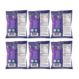 Gustaf's Allsorts Pack of 6 (6.3 oz Bag) Assorted Licorice Candy Variety in a King of Sweets Bulk Bag