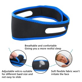 VIKSAUN Pack of 2 Anti Snoring Chin Straps, Sleeping Aid, Anti-Snoring Device for Snoring Reduction, Professionally Effective Helps Against Snoring, Health Care Tools for Women and Men (Pack of 2)