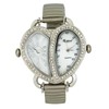 La Paul 270001 Women's Silver Heart Dual Movement Watch