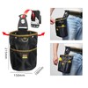Prudencrose Waist Bag, Tool Pouch, Wide Opening, Belt Attached, Attaches