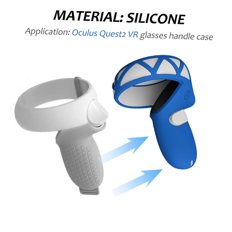 OHPHCALL 1pair Controller Grip Covers for Vr Non- Washable Handle