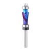 Spiral Flush Trim Router Bit Set ,Top & Bottom Bearing,1/2