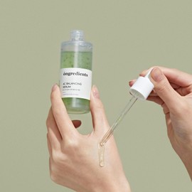 ONGREDIENTS AC Balancing Serum | Soothing Facial Serum | Niacinamide, Heartleaf, Ceramide, Panthenol, Hyaluronic Acid, Trouble Care, Oil Control, Non-Greasy | Vegan, Korean Skin Care 50ml / 1.69 fl Oz