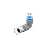sourcing map Elbow Push to Connect Air Fittings 4mm Tube