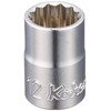 ko-ken 3/8 (9.5 mm) Sq. 12 Square Socket 12 mm 3405 m – 12